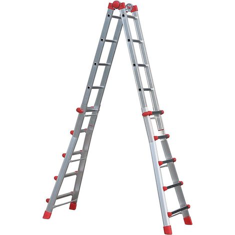 Teleskopleiter Hailo profistep multi 4x4 Stufen 4,7 m (1/5)