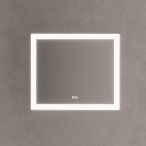 Kronenbach Day Badspiegel 70 x 60 cm mit dimmbarer LED-Beleuchtung und Antibeschlag (1/5)