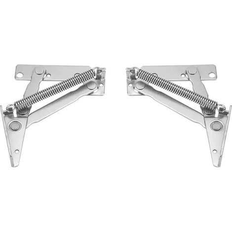 (2 pièces) 2 charnières à ressort à 80 degrés pour porte de placard, support de rabat, support de levage pliable pour meubles de cuisine (1/5)