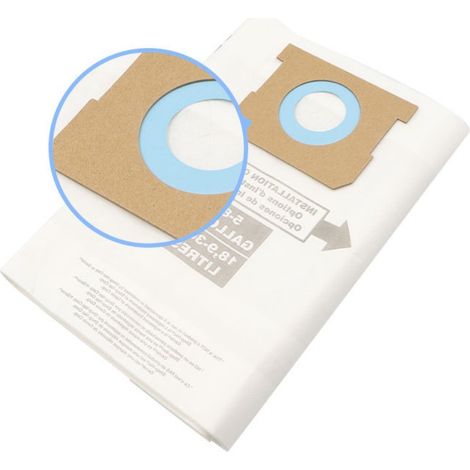 Zubehör für Shop Vac Staubsauger (5–8 Gallonen): Staubbeutel (5er-Packung oder zwei 10er-Packungen). – AquaForge (1/3)