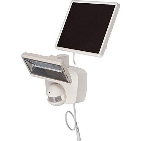 BRENNENSTUHL - FARETTO SOLARE LED IP44 SOL 800 CON RILEVATORE DI MOVIMENTO A INFRAROSSI BIANCO (1/5)