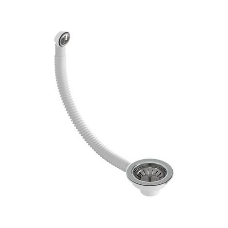PILETTA CON CESTELLO HOOK FLEX C/TP PER LAVELLO CUCINA- 11/2 x 110 troppop. tondo- BONOM- pezzi 1