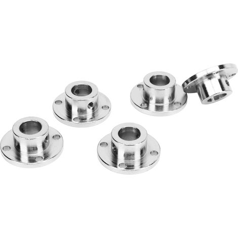 Cinq raccords à bride, de diamètre intérieur de 10 mm, destinés à être utilisés comme joints d'arbres pour les arbres de guidage de transmission mécanique et les arbres de moteur. (1/5)