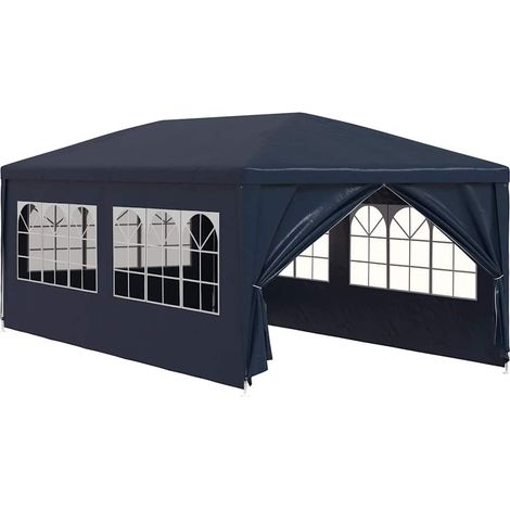 vidaXL Carpa para fiestas azul 3x6 m (1/2)