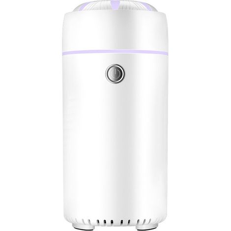 Umidificatore，Umidificatore per auto，Diffusore di aromaterapia portatile per auto，Umidificatore USB，Adatto per camera da letto，Bianco (1/5)