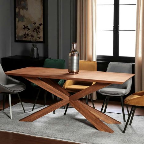 Table mikado en chêne 180 cm OKA (1/5)