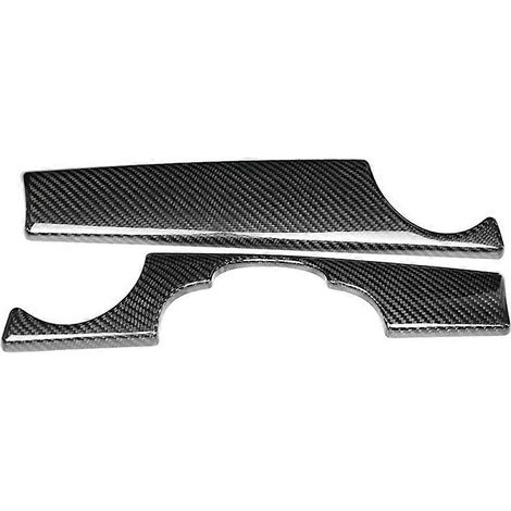 Dekorative Abdeckung aus echtem Carbon für die Mittelkonsole des MINI R55 R56 (2007-2013, Linkslenker). (1/5)