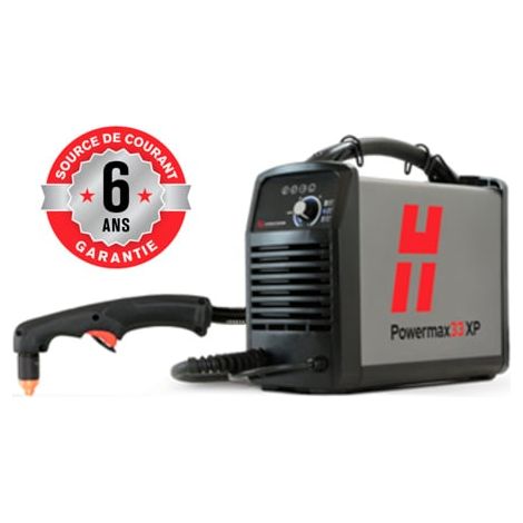 Coupeur plasma Powermax 33 XP - Coupe de qualité : 13 mm
