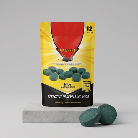 Rat Repellent Pills - Indoor and Outdoor Rats - Repel Rats, Prevent Disturbance, Prevent Gnawing, and Provide Fresh Air for Multiple Applications - 12 pieces -- BIEMMEDUE (1/5)