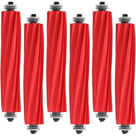 Lot de 6 brosses en caoutchouc pour aspirateurs Roborock Qrevo S/MaxV/Pro/Plus, séries Q Revo, S7 et QV 35A