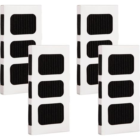4 Stück Kühlschrank-Luftfilter-Ersatz, Kühlschrank-Luftfilter mit Aktivkohle-Technologie, kompatibel mit PAULTRA2, Pure Air Ultra ll, 242047805, 4582822, 5303918847 usw (1/5)