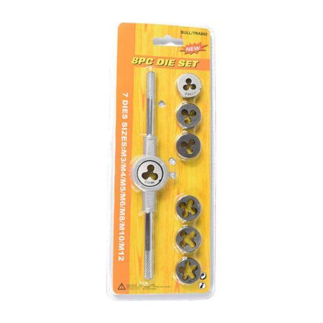 Jeu de clés à molette multifonctions, jeu de clés à molette, jeu de tarauds à vis, Kit d'outils manuels de coupe , 8pièces (1/5)
