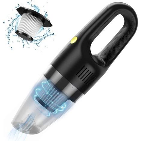 Aspirateur à Main Sans Fil - KKMOL - 10000kPa - 120W - Batterie Lithium Ion - Capacité de 0.5L (1/4)