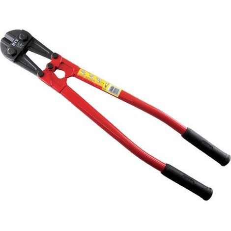 Pinza tenaglia tagliabulloni ad alta resistenza in acciaio nero Hitt NBC - 450 mm - Taglio: Ø 8 mm. - Acciaio Ø 6 mm