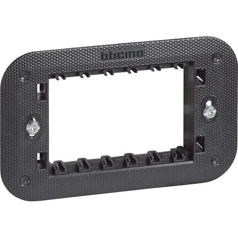 SUPPORT DE MONTAGE LIVING NOW - 3 MODULES BTICINO COFREL ARDBTK4703