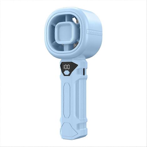 Ventilateur à principal mini ventilateurs avec affichage numérique 3 wind vitesses 3000 mah batterie USB hand held (1/5)