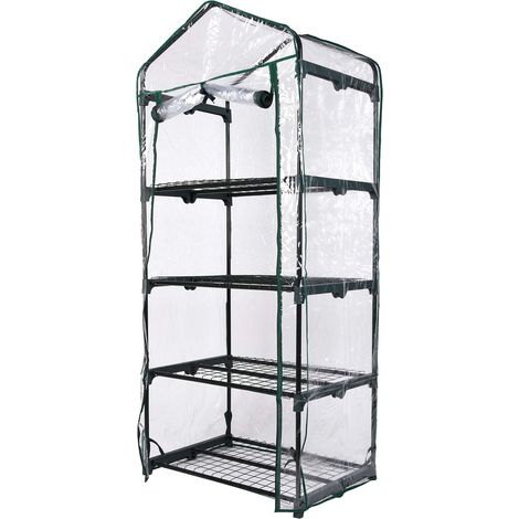 Invernadero Balcón Varias medidas Seleccionela Invernadero para Hogar 3 ESTANTES (128x69x49 cm.) - (1/7)