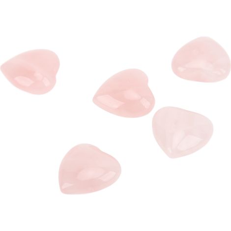 6 Pierres de Guérison en Quartz Rose Naturel - Anti-Stress, Équilibre Émotionnel, Pierre Fine Durable (1/5)