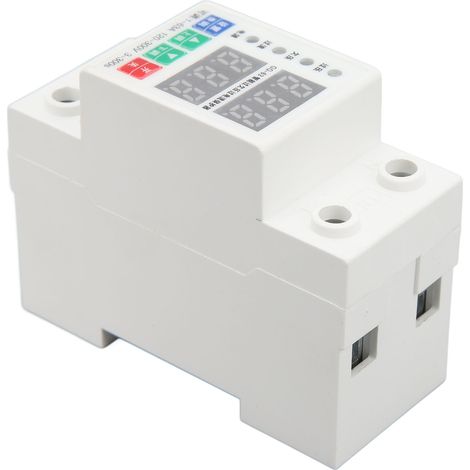 Disjoncteur Automatique DIN 2P 120-300V 1A-63A avec Protection Surtension Ajustable (1/5)
