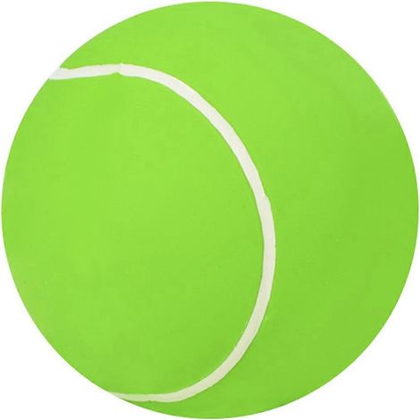 sonore Tennis balle Jouet pour chien – Durable latex – pour Outdoor Fetch et Training avec Classic design – VertS (1/5)