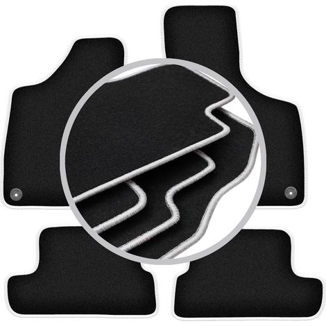 Tapis de sol Carlux argentés pour : Audi TT II 8J cabriolet, roadster, coupé (2006-2014) (1/5)