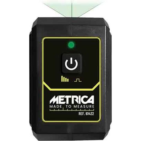LIVELLO LASER 'GREEN CROSS' 2 LINEE METRICA Colore verde, portata fino a 15 mt