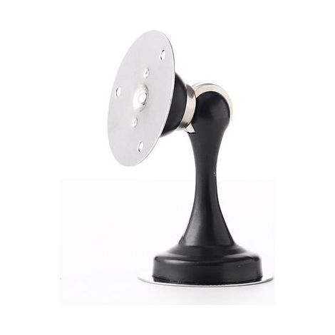 Türstopper,Magnetischer Türstopper,Selbstklebend und mit Schrauben,Türhalter aus Edelstahl,schwarz,Wand- und Bodenmontage (1/5)