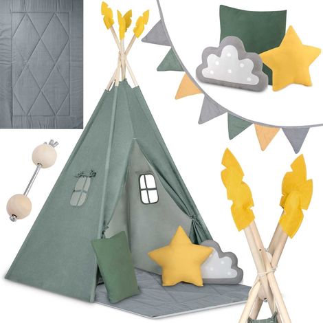 Tente tipi enfant nk 406 nukido - vert