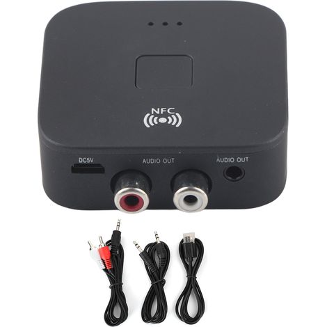 Adaptateur Audio Bluetooth RCA 3.5mm pour Voiture et Télévision, Récepteur Sans Fil (1/5)
