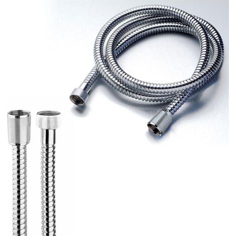 Bossini Flessibile L.150 cm, in ottone doppia aggraffatura, finitura cromo A00045C00030021
