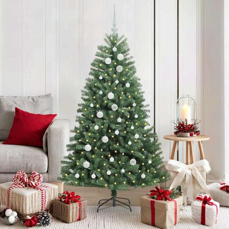 Árbol de Navidad artificial con ramas articuladas Verde 150 cm