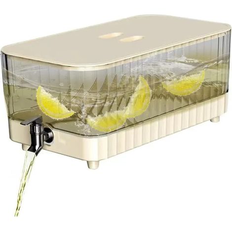 SEAU A GLACONS - RAFRAICHISSEUR Dispensateur de boissons, distributeur de boissons pour réfrigérateur, dispensateur de boissons (1/4)