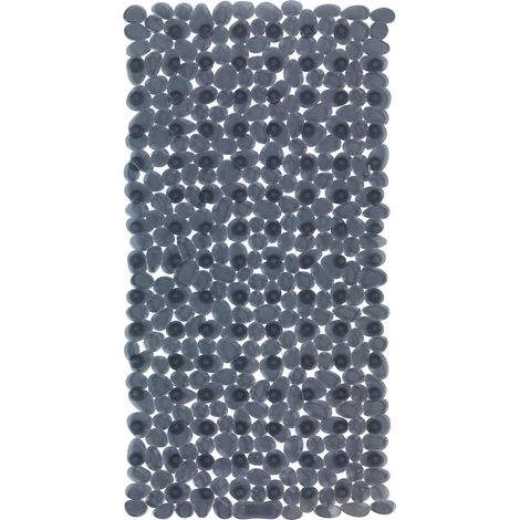 Tapis baignoire antidérapant, Tapis de bain, anthracite 71x36cm (1/5)