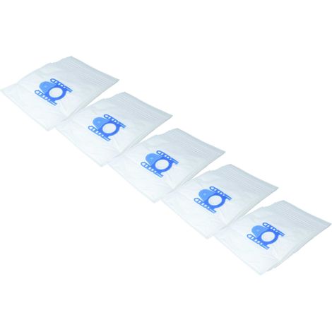 vhbw 50x sacchetto compatibile con Bosch BBS 2400 - 2999, 2000 - 2299 Alpha/Silence, 1000 - 1999 Solida aspirapolvere - 27cm x 20cm Bianco