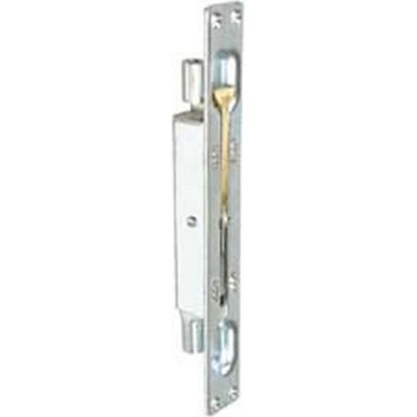 10PZ CATENACCIO A LEVA CON DOPPIA AZIONE DA INCASSO ART.422 - mm.24x200h.