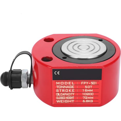 Cylindre hydraulique séparé ultra fin pour la construction navale et les industries pétrolières FPY501 50T