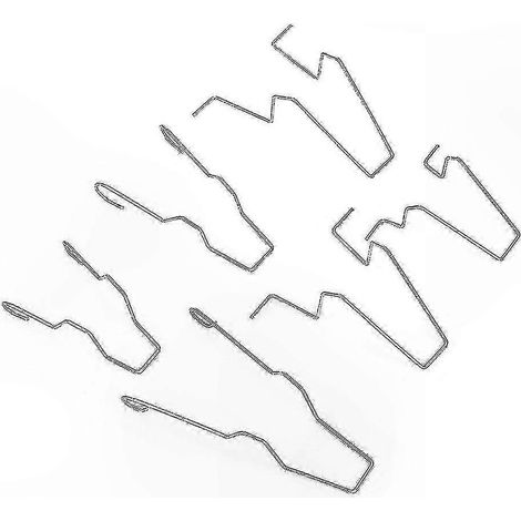 Lot de 6 clips de fixation pour ampoules de phares H1, H3, H4 et H7 (pièces de rechange) (1/4)