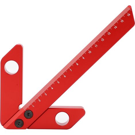 Zentrierwerkzeug 45/90°-Winkellehre Zentrierfinder für Holzbearbeitung YX‐2 (1/5)