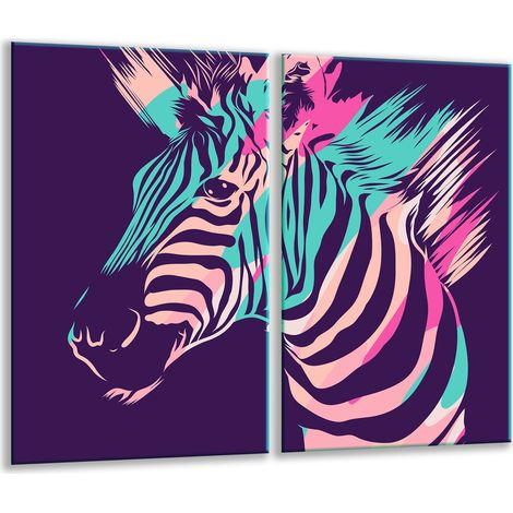 2x 30x52 Zebra-Glasschneidebrett (1/5)