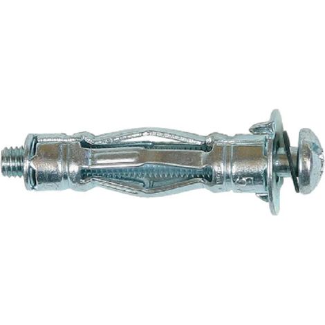 100 Chevilles "BRIK" idéale plaque de plâtre / matériaux creux D. 4 x 32 mm + Vis - Zingué (1/8)
