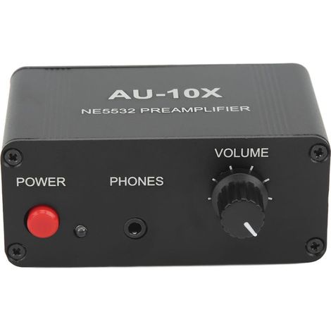 Préamplificateur Audio Stéréo 20dB Gain Double Circuit NE5532 pour Enceintes Casque (1/5)