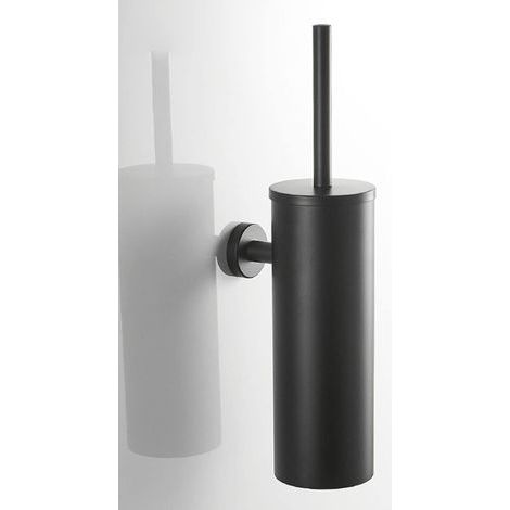 Ikodm – Brosse WC inox – Anti-goutte et antibactérienne – Support mural ou au sol – Nettoyage en profondeur – Salle de bain moderne (1/5)