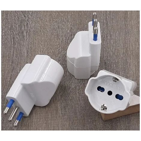 ADATTATORE SCHUKO DECENTRATO FAEG 16A bianco