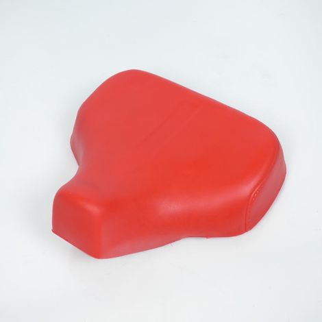 Dessus de selle housse rouge pour mobylette Peugeot 103 (1/3)