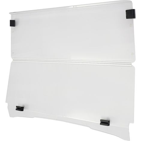 Pare-brise pliable pour voiturette de golf, épaisseur 4 mm, compatible avec les modèles EZGO TXT et Medalist de 1995 à 2013, 100,5 x 82 cm, résistant aux rayures, incassable, anti-UV