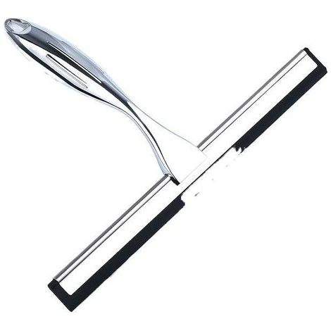 Rasoir de douche, rasoir de fenêtre en acier inoxydable amélioré, rasoir ménager pour salle de bain, miroir, fenêtre, voiture, multifonctionnel (1/4)