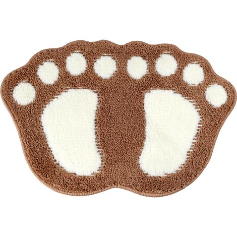 Tapis de salle de bain antidérapant pour porte de salle de bain, couleur kaki, 48 x 67 cm (1/4)
