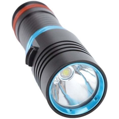 Lampe de Poche de Plongée 5000 LM, IPX8 100 M, étanche sous l'eau, Perles LED L2 à intensité Variable en Continu, Lampes de Plongée sous-Marine de qualité Supérieure Conçues (1/4)