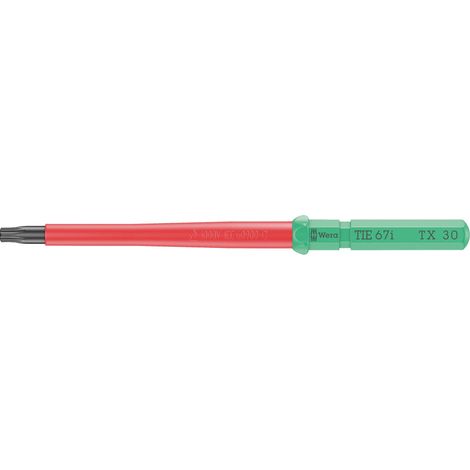 Wera Kraftform Kompakt VDE 67 i TX 30 x 157 mm TIE pour électricien TORX Lame interchangeable TX 30 Q833733 (1/5)