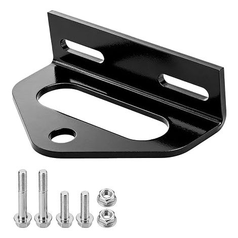 Attelage de remorque pour tracteur à gazon, tête sphérique avec vis, adaptateur en acier remorque, accessoires robustes tondeuse (1/4)